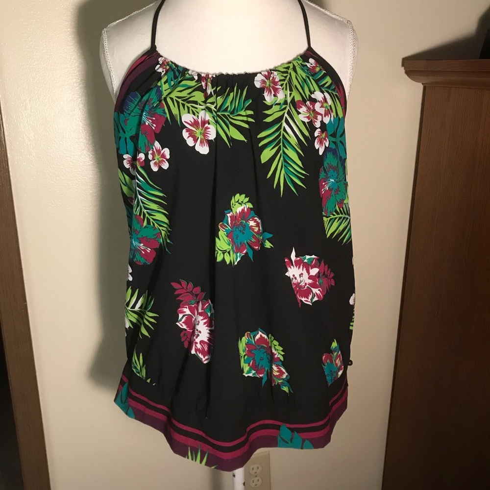 Old Navy Neon Nights HALTER Top S